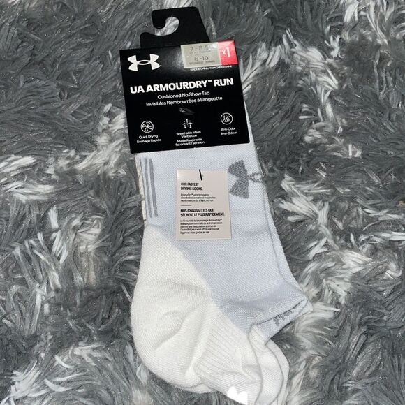 Under Armour Armourdry Run No Show Tab Socks Unisex - Picture 3 of 3